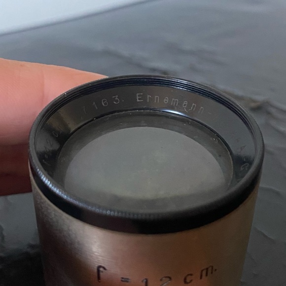 RARE ANTIQUE German 1889-1928 Dresden Ernemann-Werke Projector Lens - Picture 10 of 10
